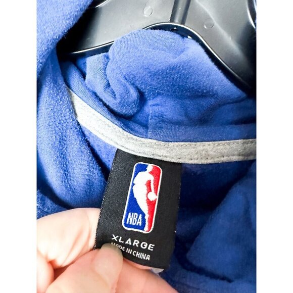 Golden State Warriors NBA Hoodie XLarge Blue Cotton/Polyester - Picture 3 of 5
